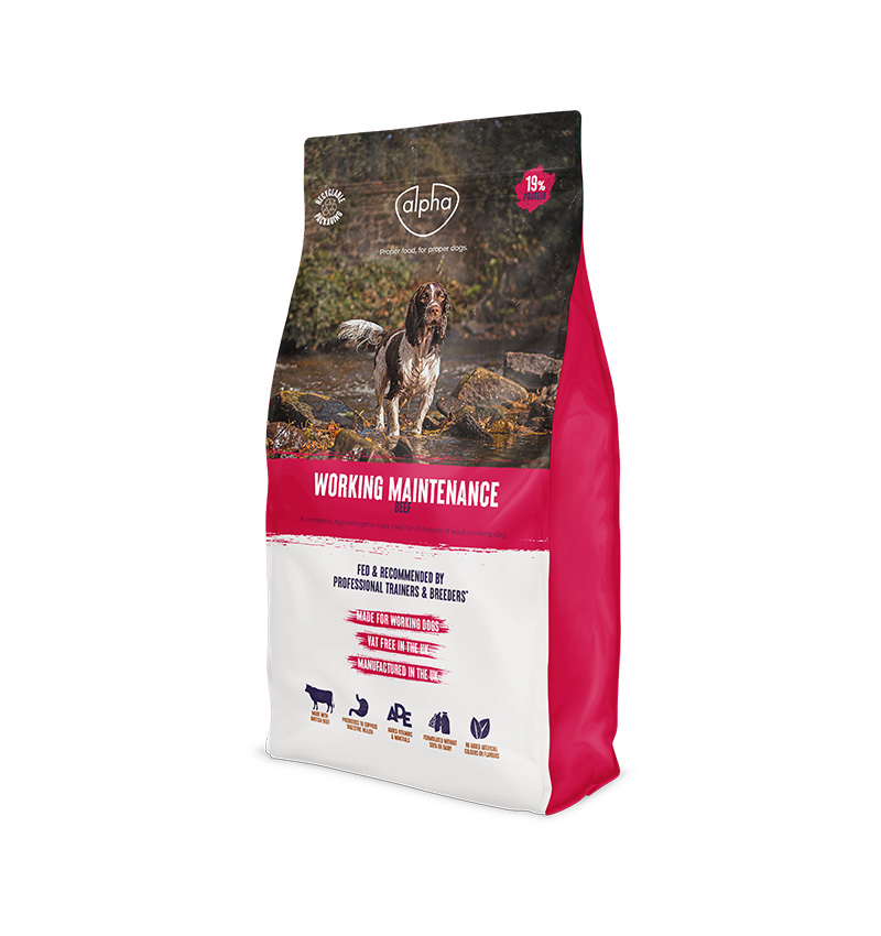 Working Maintenance 15kg 19% Protein - Alpha Feeds