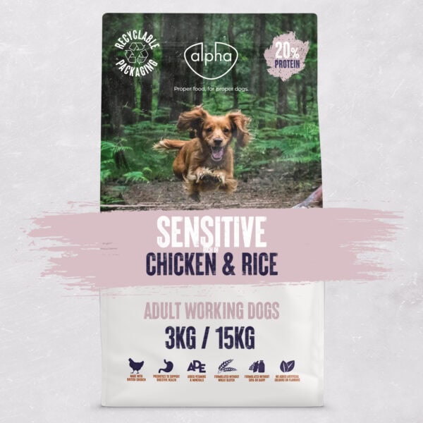 Sensitive 3kg/15kg (Chicken) <br> 20% Protein