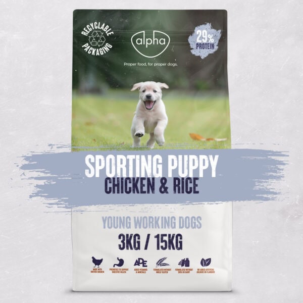 Sporting Puppy 3kg/15kg <br> 29% Protein