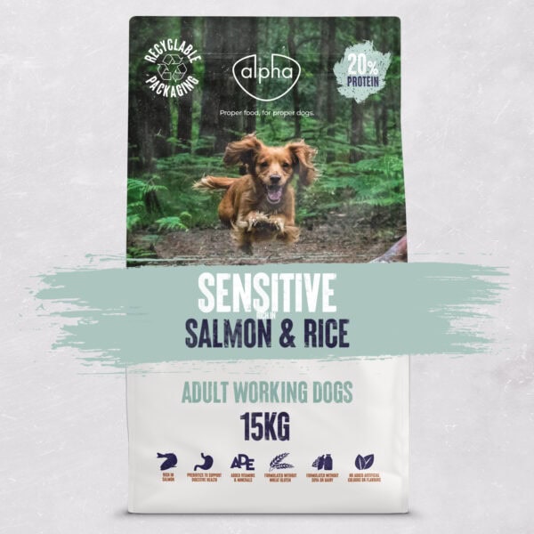Sensitive 15kg (Salmon) <br> 20% Protein