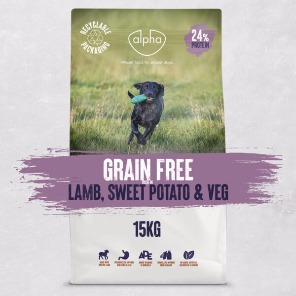 Adult Grain Free (Lamb) 15kg <br> 24% Protein