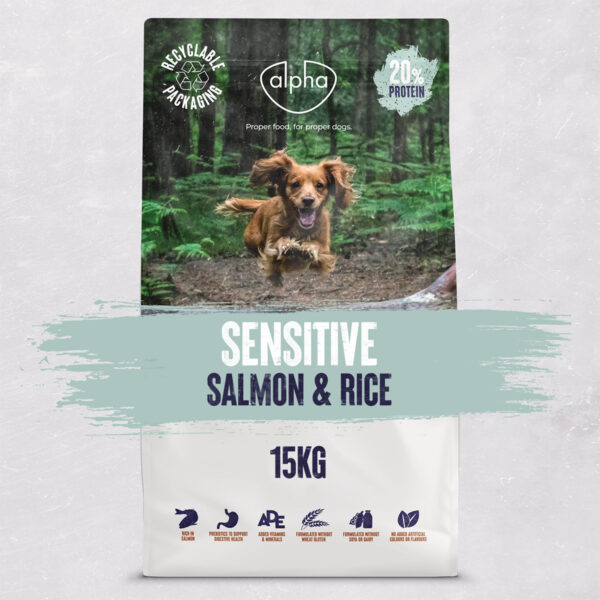 Sensitive 15kg (Salmon) <br> 20% Protein
