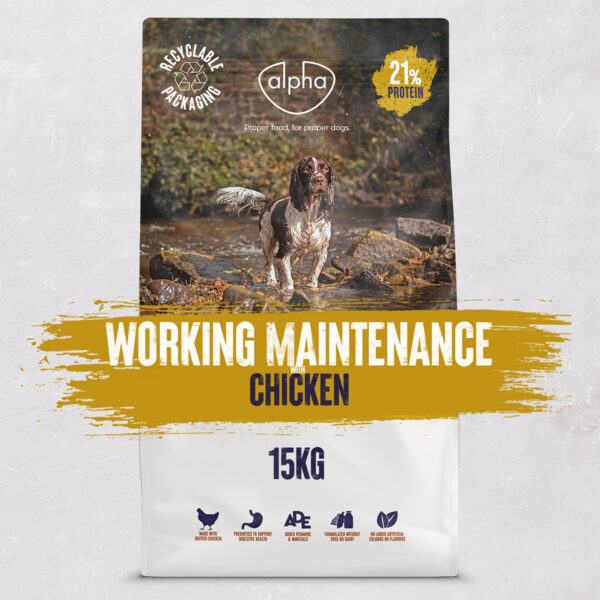 Working Maintenance (Chicken) 15kg <br> 21% Protein